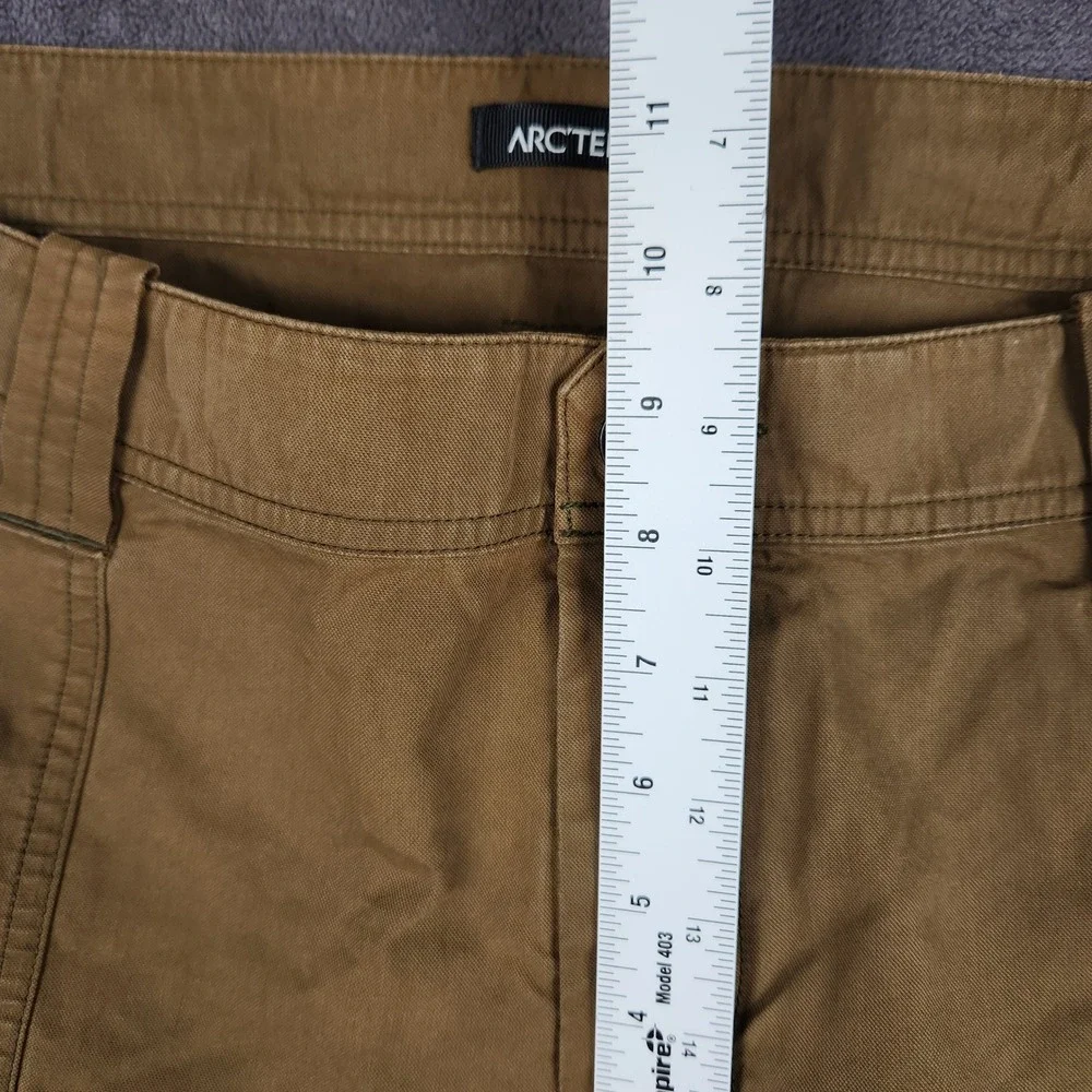 Arc'teryx Sullivan Pant Mens 38 Brown Cotton Nylon Articulated Hiking Work 16201